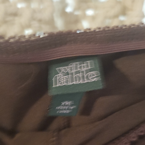 Wild Fable Brown Ruffled Mini Skort - Picture 2 of 6